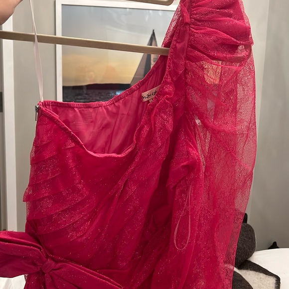 For love & lemons one shoulder mini dress - Picture 2 of 5